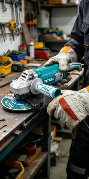 Total 2600W 9-Inch Angle Grinder