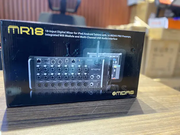 Midas MR18 18-Input Digital Mixer with iPad/Android Control - 1