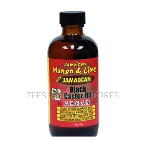 Jamaican Mango & Lime Black Castor Oil tare da Argan
