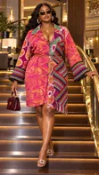 ỌMARỊCHA Oversized Shirt-Dress - 2