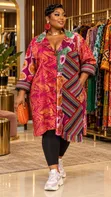 ỌMARỊCHA Oversized Shirt-Dress - 4