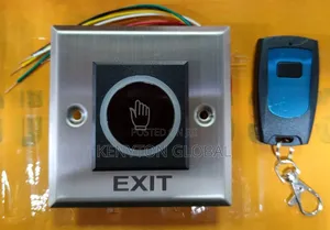 ZKTeco No-Touch Infrared Exit Button with Remote