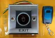 ZKTeco No-Touch Infrared Exit Button with Remote - 1
