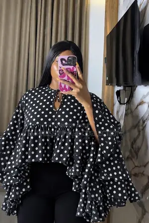 The Royal Bloom Collection - Blouse Mai Furanni & Polka Dot Mai Ruffles