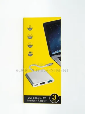Type-C to HDTV 3-in-1 Adapter (HDMI, USB)