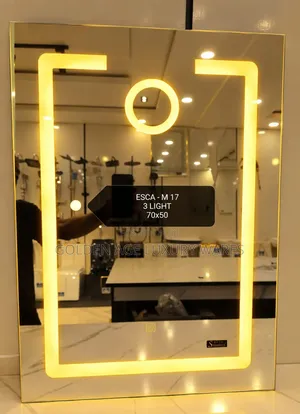 Royal Heritage M17 70x50cm Mirror with 3 Lights