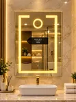 Royal Heritage M17 70x50cm Mirror with 3 Lights - 2