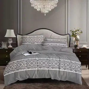 VIP Brand 6x6 Duvet Cover Set tare da Bedsheet & 4 Pillow Cases