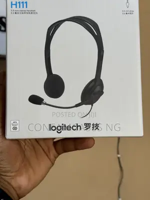 Logitech H111 Wired Stereo Headset Mai Makirufo
