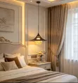 GE Lighting Bedside Pendant Light with Fluorescent Bulb - 2