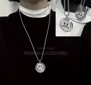 Rotating Double-Sided Expression Necklace