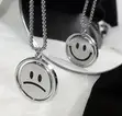 Rotating Double-Sided Expression Necklace - 2