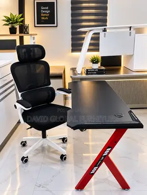 Premium Gaming Table & Ergonomic Chair Set - Brand New
