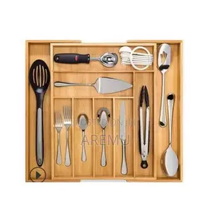 Expandable Wooden Cutlery Rack - Large Quantity Available