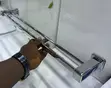 Chrome Double Towel Bar Rack - 1