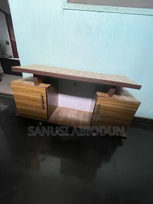 Wooden TV Console with Storage