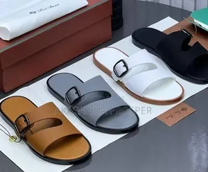 Prospera Quality Leather Palm Slide Sandals