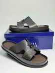 Zara Men's Leather Slippers - Size 41-45 - 2