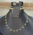 Ladies Gold-Plated Stainless Steel Chain Necklace - 3
