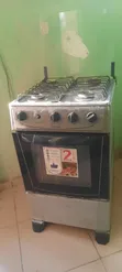 Scanfrost 50x50cm 4 Burner Gas Cooker with Oven & Grill - 2