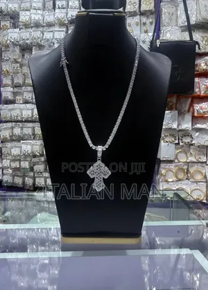 Men's Silver-Plated Chain Necklace