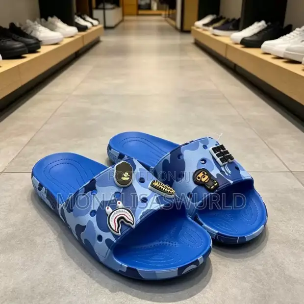 Camouflage Crocs Slide Sandals - 1