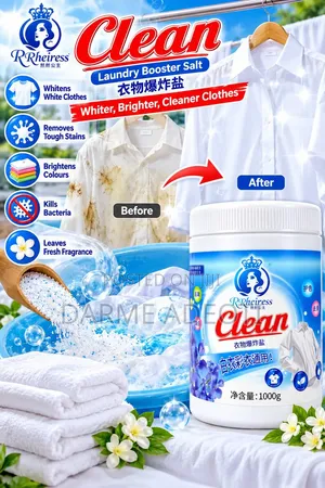 Laundry Salt White Cloth Booster