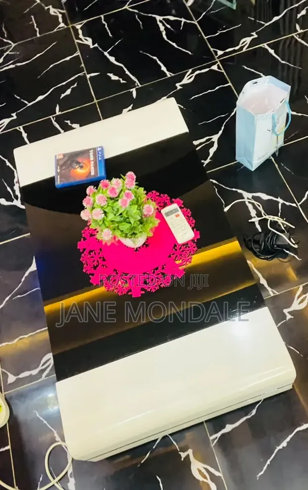 Centre Table with Glass Top - 1