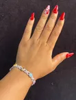 Kayan Saka na Hannu na Mata na Silver-Plated Zircon daga Accessories by Me - 3