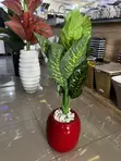 Artificial Flowers with Decorative Vase - Multicolor - 3