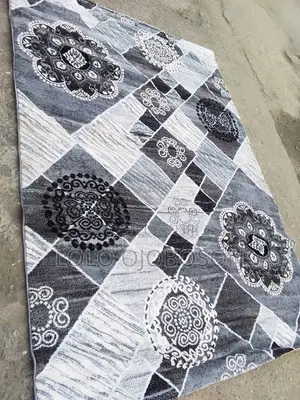 Deco Modern Gold Rectangle Rug - Sabon Abu