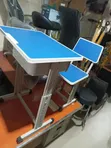 Adjustable School Desk and Chair Set - 1
