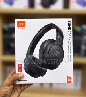 JBL Tune 720BT Wireless Headphones - Baƙi