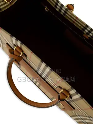 Burberry Medium Tote Bag - Archive Beige & Briar Brown