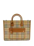 Burberry Medium Tote Bag - Archive Beige & Briar Brown - 2