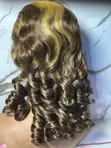 Human Hair Factory Wig - Full Frontal Bounce Color 4 - 2