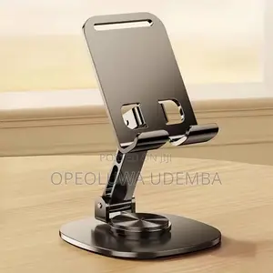 360 Metal Rotating Phone Stand - Foldable & Adjustable