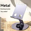 360 Metal Rotating Phone Stand - Foldable & Adjustable - 2