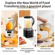 1000ml Rechargeable Blender Mai Ruwan Wuta Guda Uku - 1