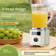 1000ml Rechargeable Blender Mai Ruwan Wuta Guda Uku - 2