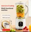 1000ml Rechargeable Blender Mai Ruwan Wuta Guda Uku - 3