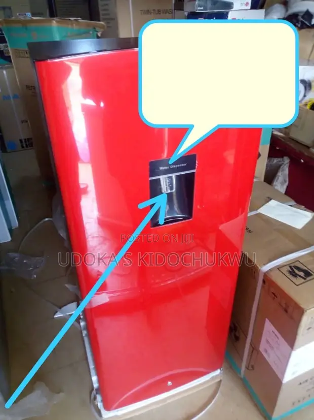 Hisense Refrigerator - Red, 1 Door - 1