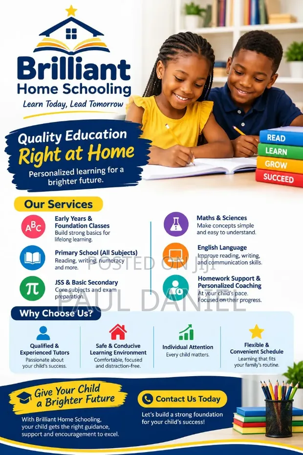 Brilliant Home Schooling ga Yara Masu Karancin Shekaru - 1