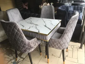 Four Dining Chairs with Table