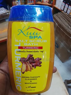 Kuu Spa Turmeric Salt Scrub Bath 450ml