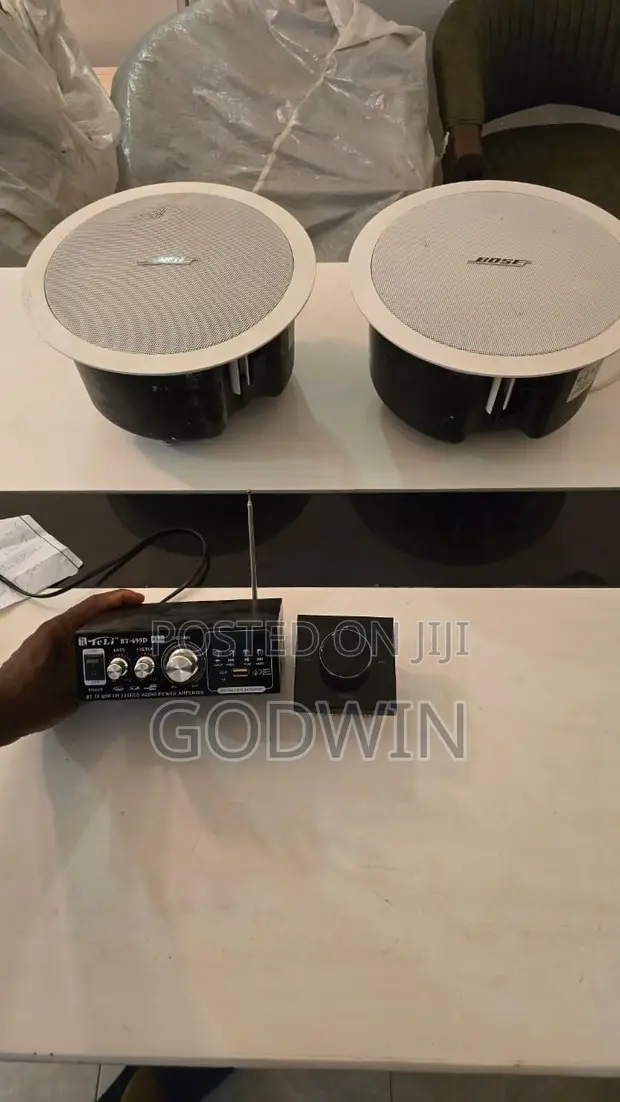Bose Ceiling Speakers and Mini Amplifier (Used) - 1