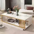 Home Interiors Gaskiyar Marble Center Table - 2