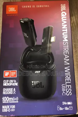 Original JBL Quantum Stream Wireless USB-C Microphone