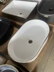Master White and Gold Basin - 1