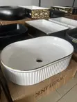 Master White and Gold Basin - 2